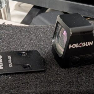 כוונת השלכה Holosun HS407K X2 + פלטה של קירו לתושבת rmsc
